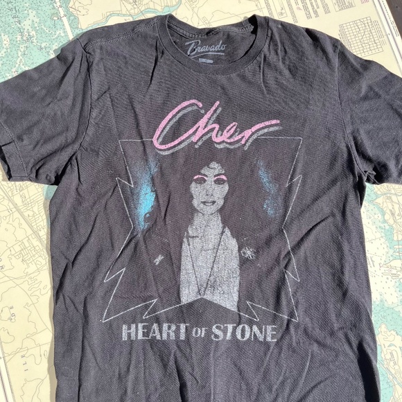 Cher Heart of Stone Bravado Graphic Tee Shirt - Picture 2 of 5